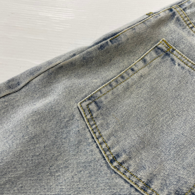 【中古品】【メンズ】 POLAR SKATE CO. ポーラー スケート カンパニー BIG BOY DENIM PANTS ビッグボーイ デニムパンツ ボトムス ジーンズ 153-260623-yo-13-tei サイズ：XXS カラー：ライトブルー 万代Net店