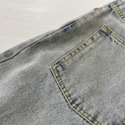 【中古品】【メンズ】 POLAR SKATE CO. ポーラー スケート カンパニー BIG BOY DENIM PANTS ビッグボーイ デニムパンツ ボトムス ジーンズ 153-260623-yo-13-tei サイズ：XXS カラー：ライトブルー 万代Net店