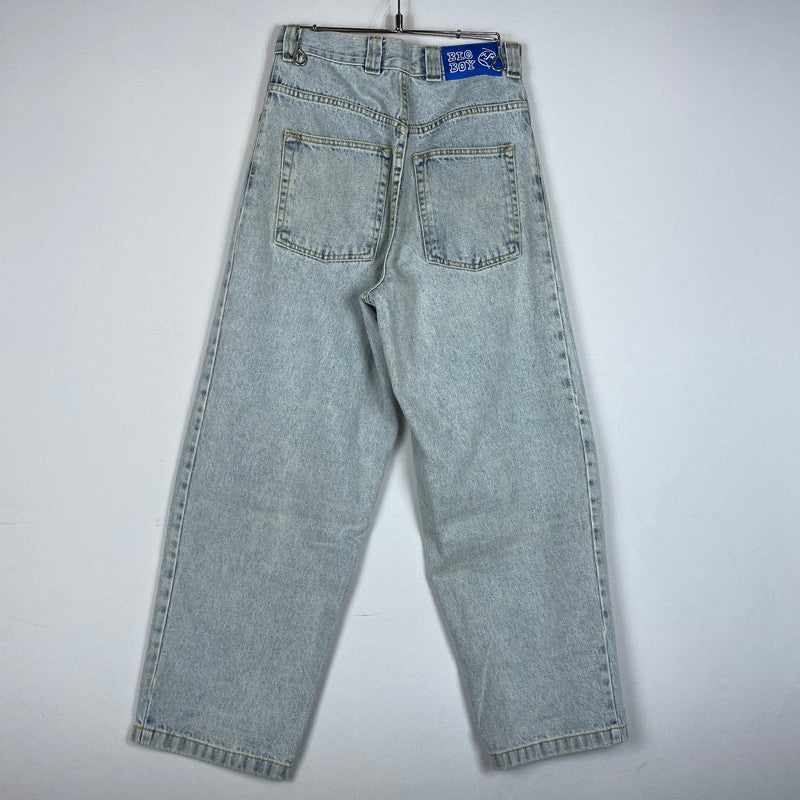 【中古品】【メンズ】 POLAR SKATE CO. ポーラー スケート カンパニー BIG BOY DENIM PANTS ビッグボーイ デニムパンツ ボトムス ジーンズ 153-260623-yo-13-tei サイズ：XXS カラー：ライトブルー 万代Net店
