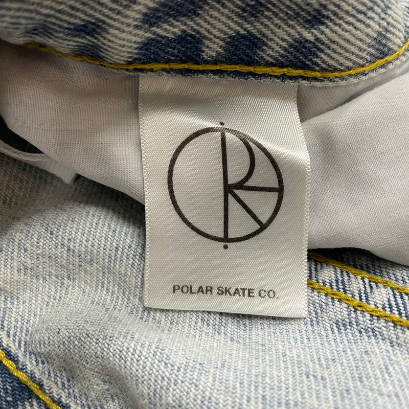【中古品】【メンズ】 POLAR SKATE CO. ポーラー スケート カンパニー BIG BOY DENIM PANTS ビッグボーイ デニムパンツ ボトムス ジーンズ 153-260623-yo-13-tei サイズ：XXS カラー：ライトブルー 万代Net店