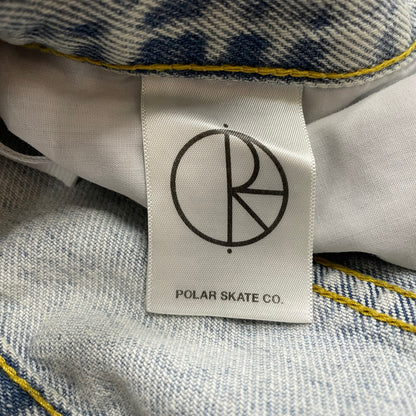 【中古品】【メンズ】 POLAR SKATE CO. ポーラー スケート カンパニー BIG BOY DENIM PANTS ビッグボーイ デニムパンツ ボトムス ジーンズ 153-260623-yo-13-tei サイズ：XXS カラー：ライトブルー 万代Net店