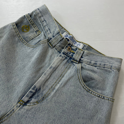 【中古品】【メンズ】 POLAR SKATE CO. ポーラー スケート カンパニー BIG BOY DENIM PANTS ビッグボーイ デニムパンツ ボトムス ジーンズ 153-260623-yo-13-tei サイズ：XXS カラー：ライトブルー 万代Net店
