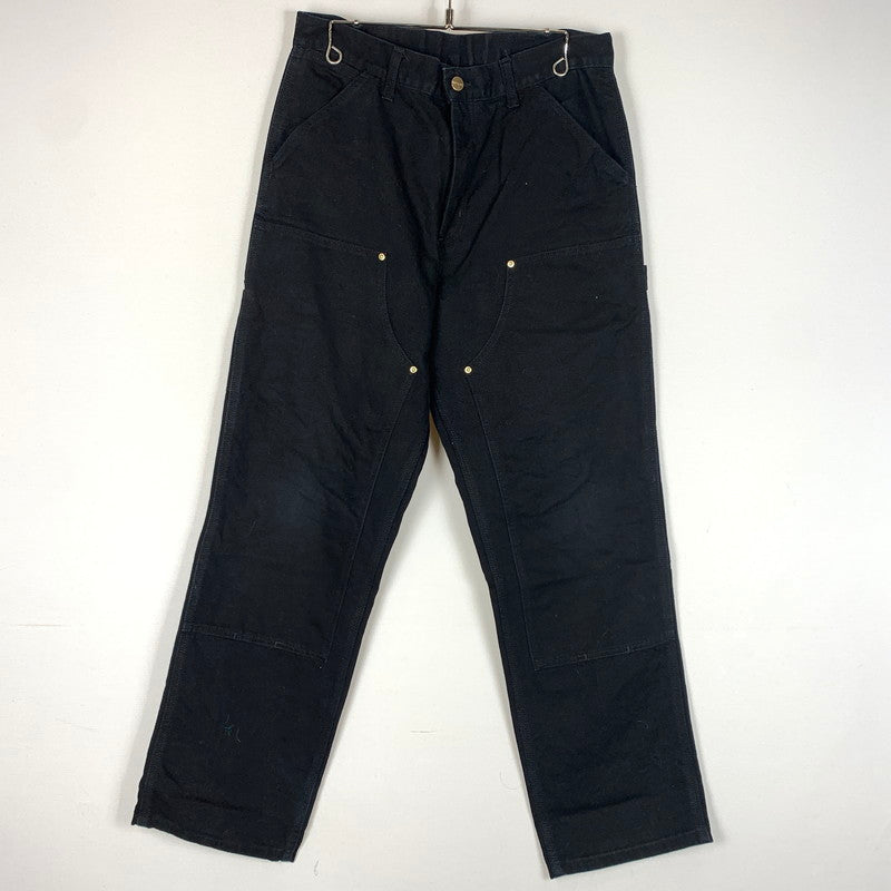 【中古品】【メンズ】 Carhartt WIP カーハート ワークインプログレス DOUBLEKNEE PANT I031501 ダブルニーパンツ ボトムス ワークパンツ 156-260607-ko-14-tei サイズ：32 カラー：ブラック 万代Net店