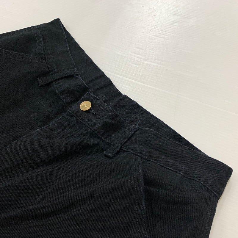 【中古品】【メンズ】 Carhartt WIP カーハート ワークインプログレス DOUBLEKNEE PANT I031501 ダブルニーパンツ ボトムス ワークパンツ 156-260607-ko-14-tei サイズ：32 カラー：ブラック 万代Net店
