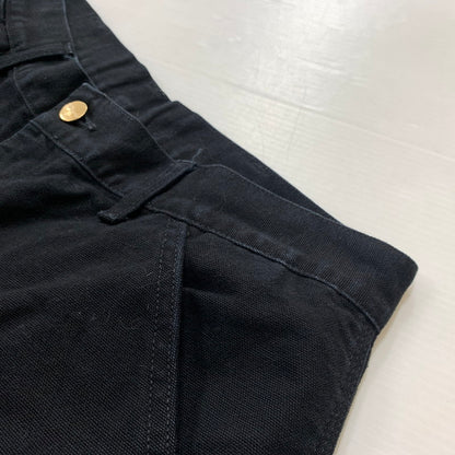【中古品】【メンズ】 Carhartt WIP カーハート ワークインプログレス DOUBLEKNEE PANT I031501 ダブルニーパンツ ボトムス ワークパンツ 156-260607-ko-14-tei サイズ：32 カラー：ブラック 万代Net店