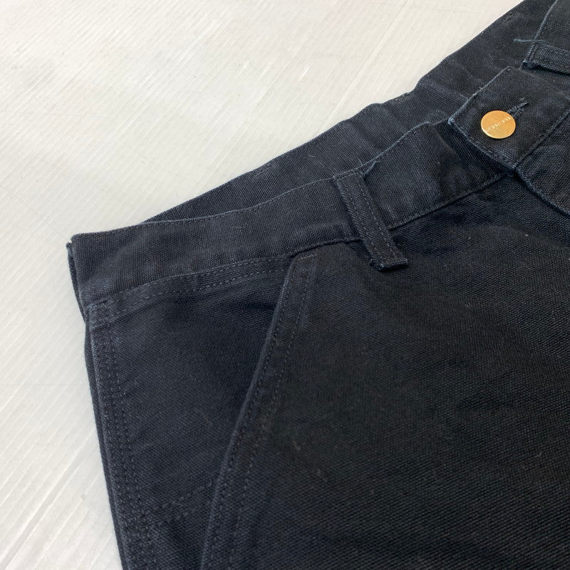 【中古品】【メンズ】 Carhartt WIP カーハート ワークインプログレス DOUBLEKNEE PANT I031501 ダブルニーパンツ ボトムス ワークパンツ 156-260607-ko-14-tei サイズ：32 カラー：ブラック 万代Net店