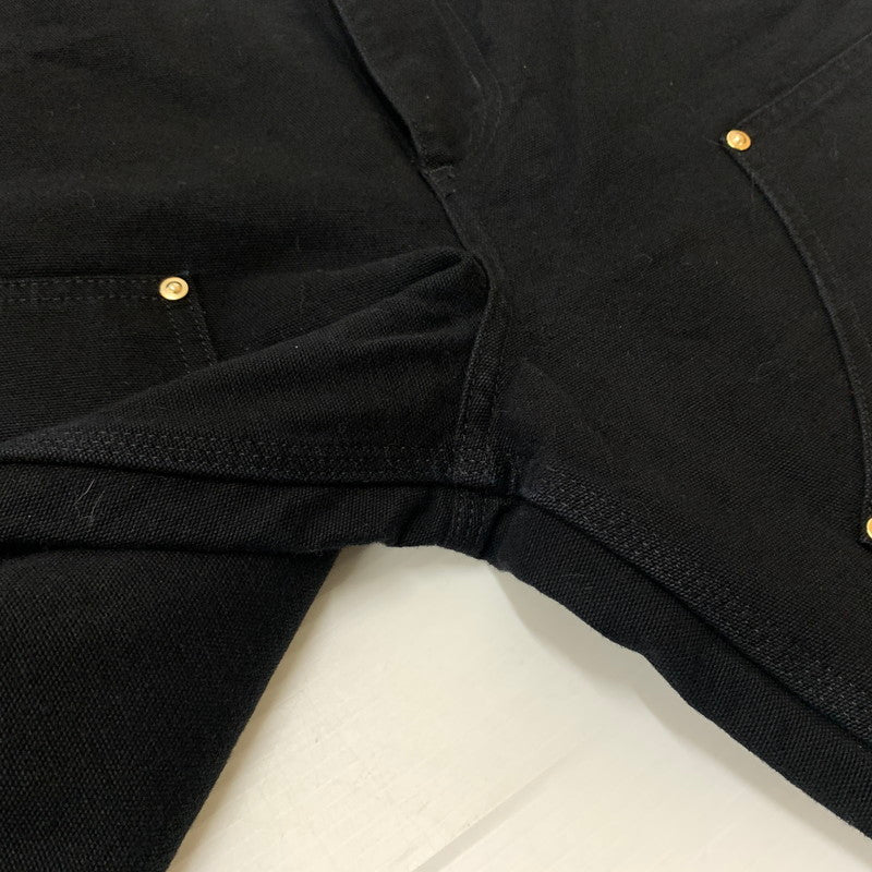 【中古品】【メンズ】 Carhartt WIP カーハート ワークインプログレス DOUBLEKNEE PANT I031501 ダブルニーパンツ ボトムス ワークパンツ 156-260607-ko-14-tei サイズ：32 カラー：ブラック 万代Net店
