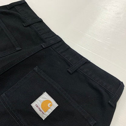 【中古品】【メンズ】 Carhartt WIP カーハート ワークインプログレス DOUBLEKNEE PANT I031501 ダブルニーパンツ ボトムス ワークパンツ 156-260607-ko-14-tei サイズ：32 カラー：ブラック 万代Net店