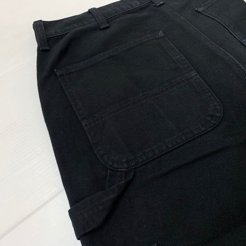 【中古品】【メンズ】 Carhartt WIP カーハート ワークインプログレス DOUBLEKNEE PANT I031501 ダブルニーパンツ ボトムス ワークパンツ 156-260607-ko-14-tei サイズ：32 カラー：ブラック 万代Net店