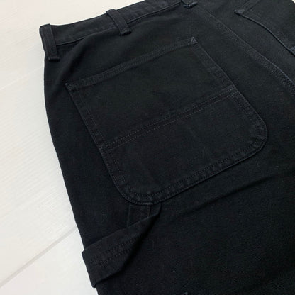 【中古品】【メンズ】 Carhartt WIP カーハート ワークインプログレス DOUBLEKNEE PANT I031501 ダブルニーパンツ ボトムス ワークパンツ 156-260607-ko-14-tei サイズ：32 カラー：ブラック 万代Net店