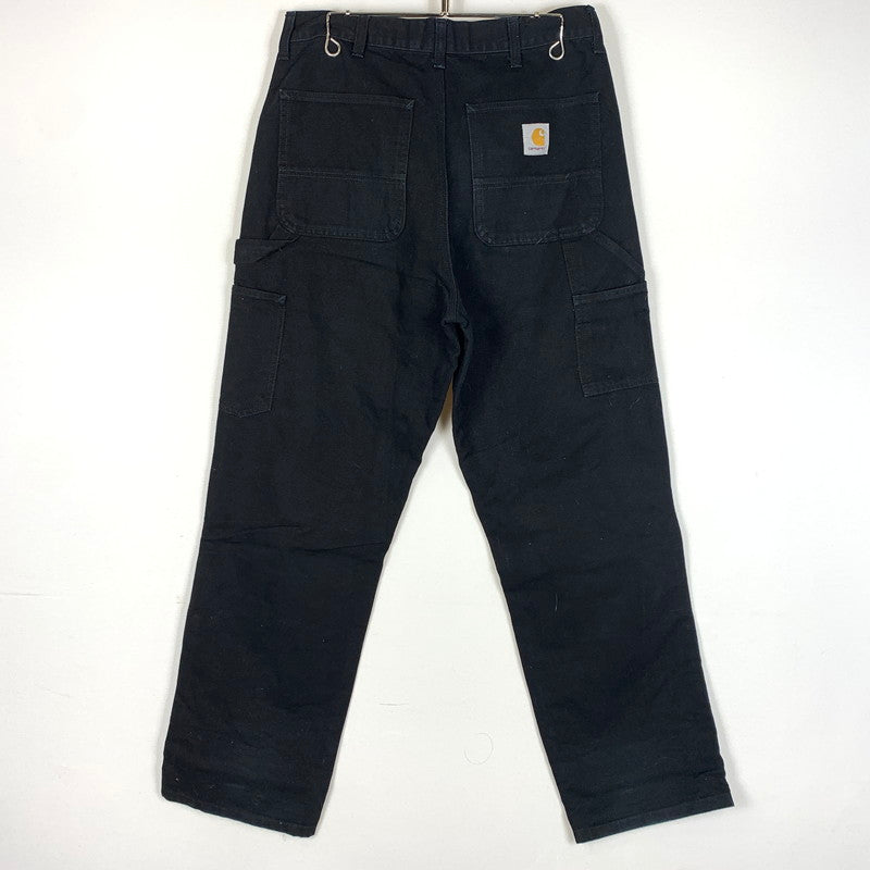【中古品】【メンズ】 Carhartt WIP カーハート ワークインプログレス DOUBLEKNEE PANT I031501 ダブルニーパンツ ボトムス ワークパンツ 156-260607-ko-14-tei サイズ：32 カラー：ブラック 万代Net店