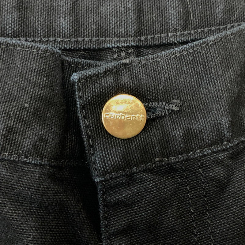 【中古品】【メンズ】 Carhartt WIP カーハート ワークインプログレス DOUBLEKNEE PANT I031501 ダブルニーパンツ ボトムス ワークパンツ 156-260607-ko-14-tei サイズ：32 カラー：ブラック 万代Net店