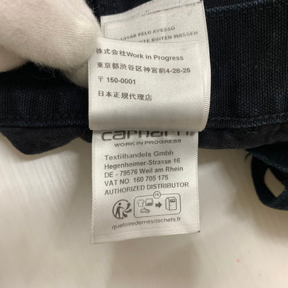 【中古品】【メンズ】 Carhartt WIP カーハート ワークインプログレス DOUBLEKNEE PANT I031501 ダブルニーパンツ ボトムス ワークパンツ 156-260607-ko-14-tei サイズ：32 カラー：ブラック 万代Net店
