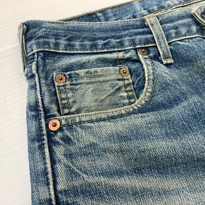 【現状渡し品】【メンズ】 Levi's リーバイス 501 DENIM PANTS デニムパンツ ボトムス ジーンズ ボタン裏刻印J22 140周年復刻 156-260607-ko-10-tei サイズ：不明 カラー：インディゴ 万代Net店