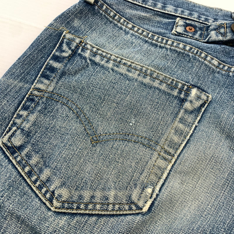 【現状渡し品】【メンズ】 Levi's リーバイス 501 DENIM PANTS デニムパンツ ボトムス ジーンズ ボタン裏刻印J22 140周年復刻 156-260607-ko-10-tei サイズ：不明 カラー：インディゴ 万代Net店