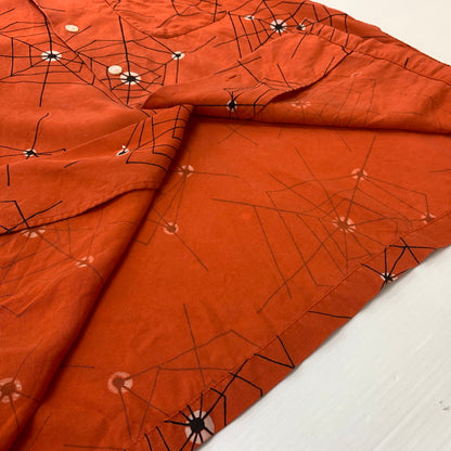 【中古品】【メンズ】 WACKO MARIA ワコマリア ATOMIC SPIDER L/S HAWAIIAN SHIRT アトミック スパイダー ロングスリーブ ハワイアンシャツ 長袖 トップス 140-260610-ko-04-tei サイズ：M カラー：オレンジ 万代Net店