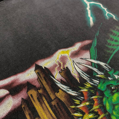 【現状渡し品】【メンズ】 Tennessee River テネシーリバー 90's USA THUNDER DRAGON S/S TEE 90年代 サンダードラゴン ショートスリーブ Tシャツ 半袖 トップス 145-260607-ko-07-tei サイズ：不明 カラー：ブラック 万代Net店