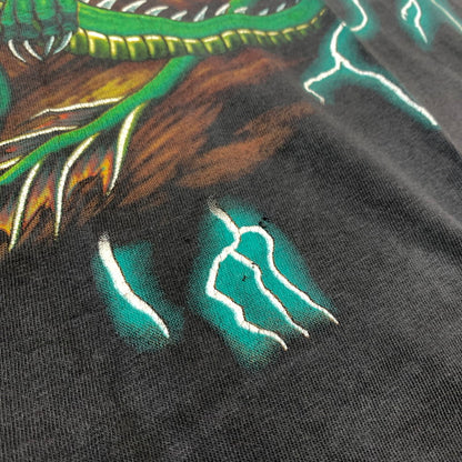 【現状渡し品】【メンズ】 Tennessee River テネシーリバー 90's USA THUNDER DRAGON S/S TEE 90年代 サンダードラゴン ショートスリーブ Tシャツ 半袖 トップス 145-260607-ko-07-tei サイズ：不明 カラー：ブラック 万代Net店