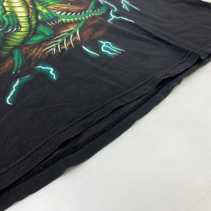 【現状渡し品】【メンズ】 Tennessee River テネシーリバー 90's USA THUNDER DRAGON S/S TEE 90年代 サンダードラゴン ショートスリーブ Tシャツ 半袖 トップス 145-260607-ko-07-tei サイズ：不明 カラー：ブラック 万代Net店