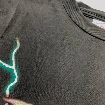 【現状渡し品】【メンズ】 Tennessee River テネシーリバー 90's USA THUNDER DRAGON S/S TEE 90年代 サンダードラゴン ショートスリーブ Tシャツ 半袖 トップス 145-260607-ko-07-tei サイズ：不明 カラー：ブラック 万代Net店