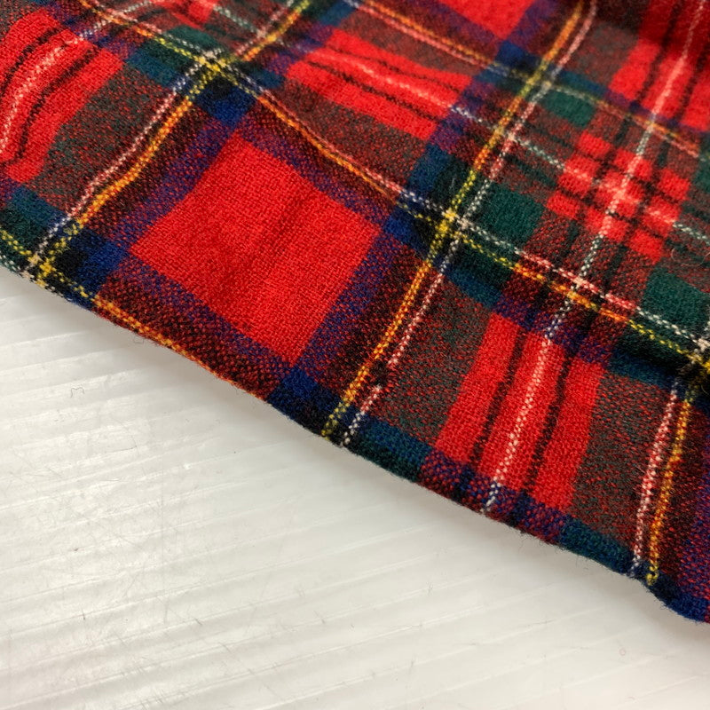 【現状渡し品】【メンズ】 PENDLETON ペンドルトン 50-60's WOOL CHECK JACKET VINTAGE 50-60年代 ウール チェック ジャケット ライトアウター テーラード シャツ ヴィンテージ 145-260610-ko-06-tei サイズ：L カラー：レッド 万代Net店