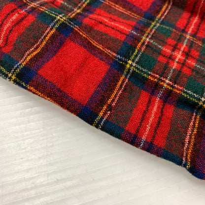 【現状渡し品】【メンズ】 PENDLETON ペンドルトン 50-60's WOOL CHECK JACKET VINTAGE 50-60年代 ウール チェック ジャケット ライトアウター テーラード シャツ ヴィンテージ 145-260610-ko-06-tei サイズ：L カラー：レッド 万代Net店
