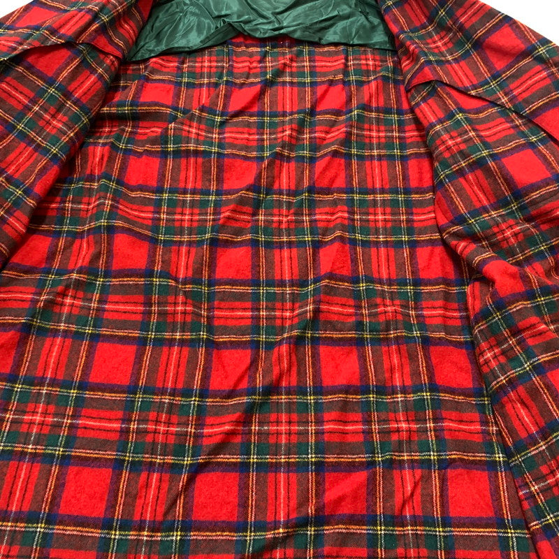 【現状渡し品】【メンズ】 PENDLETON ペンドルトン 50-60's WOOL CHECK JACKET VINTAGE 50-60年代 ウール チェック ジャケット ライトアウター テーラード シャツ ヴィンテージ 145-260610-ko-06-tei サイズ：L カラー：レッド 万代Net店