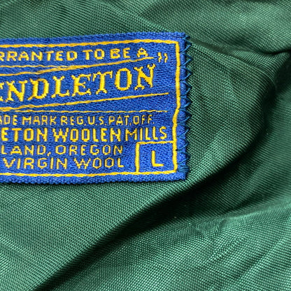 【現状渡し品】【メンズ】 PENDLETON ペンドルトン 50-60's WOOL CHECK JACKET VINTAGE 50-60年代 ウール チェック ジャケット ライトアウター テーラード シャツ ヴィンテージ 145-260610-ko-06-tei サイズ：L カラー：レッド 万代Net店