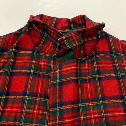 【現状渡し品】【メンズ】 PENDLETON ペンドルトン 50-60's WOOL CHECK JACKET VINTAGE 50-60年代 ウール チェック ジャケット ライトアウター テーラード シャツ ヴィンテージ 145-260610-ko-06-tei サイズ：L カラー：レッド 万代Net店