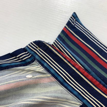 【中古品】【メンズ】 PENDLETON ペンドルトン BUTTON DOWN S/S STRIPE SHIRT VINTAGE ボタンダウン ショートスリーブ ストライプシャツ 半袖 トップス ヴィンテージ 145-260610-ko-02-tei サイズ：M カラー：マルチ 万代Net店