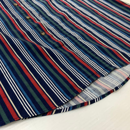 【中古品】【メンズ】 PENDLETON ペンドルトン BUTTON DOWN S/S STRIPE SHIRT VINTAGE ボタンダウン ショートスリーブ ストライプシャツ 半袖 トップス ヴィンテージ 145-260610-ko-02-tei サイズ：M カラー：マルチ 万代Net店