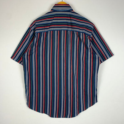 【中古品】【メンズ】 PENDLETON ペンドルトン BUTTON DOWN S/S STRIPE SHIRT VINTAGE ボタンダウン ショートスリーブ ストライプシャツ 半袖 トップス ヴィンテージ 145-260610-ko-02-tei サイズ：M カラー：マルチ 万代Net店