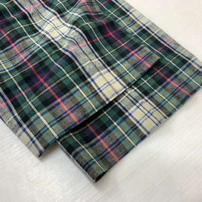 【中古品】【メンズ】 Polo Ralph Lauren ポロラルフローレン CHECK PANTS チェックパンツ ボトムス コットンリネンパンツ 156-260607-ko-13-tei サイズ：36 カラー：グリーン系 万代Net店
