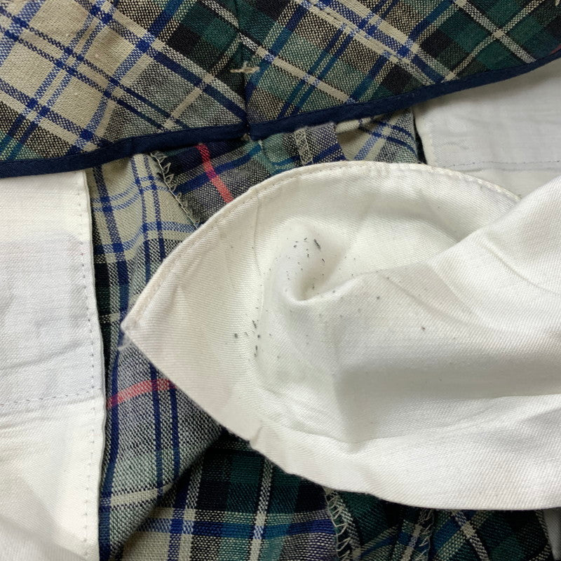 【中古品】【メンズ】 Polo Ralph Lauren ポロラルフローレン CHECK PANTS チェックパンツ ボトムス コットンリネンパンツ 156-260607-ko-13-tei サイズ：36 カラー：グリーン系 万代Net店