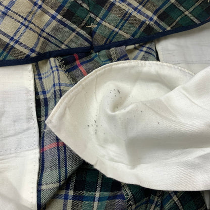【中古品】【メンズ】 Polo Ralph Lauren ポロラルフローレン CHECK PANTS チェックパンツ ボトムス コットンリネンパンツ 156-260607-ko-13-tei サイズ：36 カラー：グリーン系 万代Net店