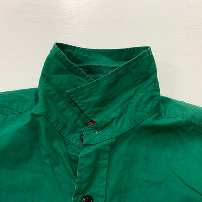 【中古品】【メンズ】 POLO RALPH LAUREN ポロラルフローレン 90's ARM PATCH SOLID SHIRT 90年代 アーム パッチ ソリッド シャツ 長袖 トップス 145-260610-ko-05-tei サイズ：L カラー：グリーン 万代Net店