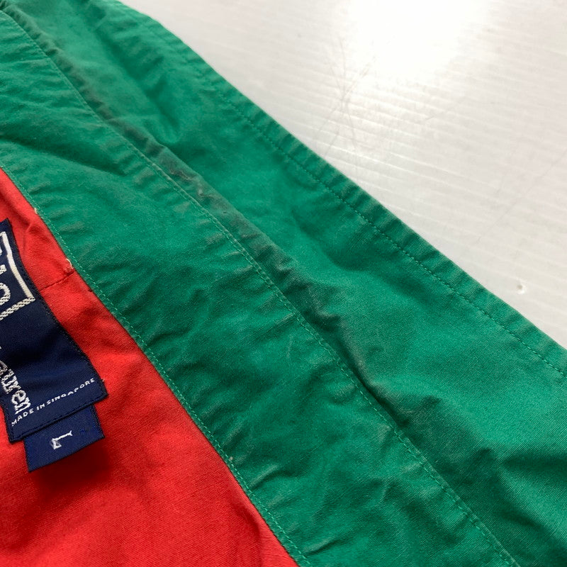 【中古品】【メンズ】 POLO RALPH LAUREN ポロラルフローレン 90's ARM PATCH SOLID SHIRT 90年代 アーム パッチ ソリッド シャツ 長袖 トップス 145-260610-ko-05-tei サイズ：L カラー：グリーン 万代Net店