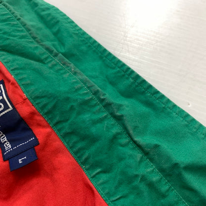【中古品】【メンズ】 POLO RALPH LAUREN ポロラルフローレン 90's ARM PATCH SOLID SHIRT 90年代 アーム パッチ ソリッド シャツ 長袖 トップス 145-260610-ko-05-tei サイズ：L カラー：グリーン 万代Net店