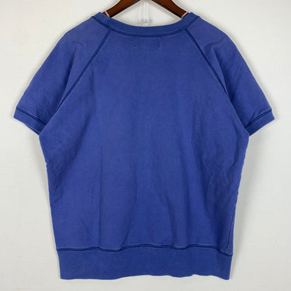 【中古品】【メンズ】 POLO SPORTS ポロ スポーツ 90's S/S SWEAT SHIRT 90年代 ショートスリーブ スウェットシャツ トップス トレーナー 145-260607-ko-09-tei サイズ：L カラー：ブルー 万代Net店