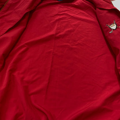 【現状渡し品】【メンズ】 POLO RALPH LAUREN ポロラルフローレン 90's BMW GOLF CUP NYLON SWING TOP 90年代 ゴルフカップ ナイロン スウィング トップ ライトアウター ジャケット 145-260610-ko-11-tei サイズ：不明 カラー：レッド 万代Net店