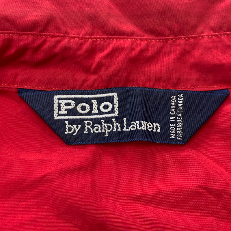 【現状渡し品】【メンズ】 POLO RALPH LAUREN ポロラルフローレン 90's BMW GOLF CUP NYLON SWING TOP 90年代 ゴルフカップ ナイロン スウィング トップ ライトアウター ジャケット 145-260610-ko-11-tei サイズ：不明 カラー：レッド 万代Net店