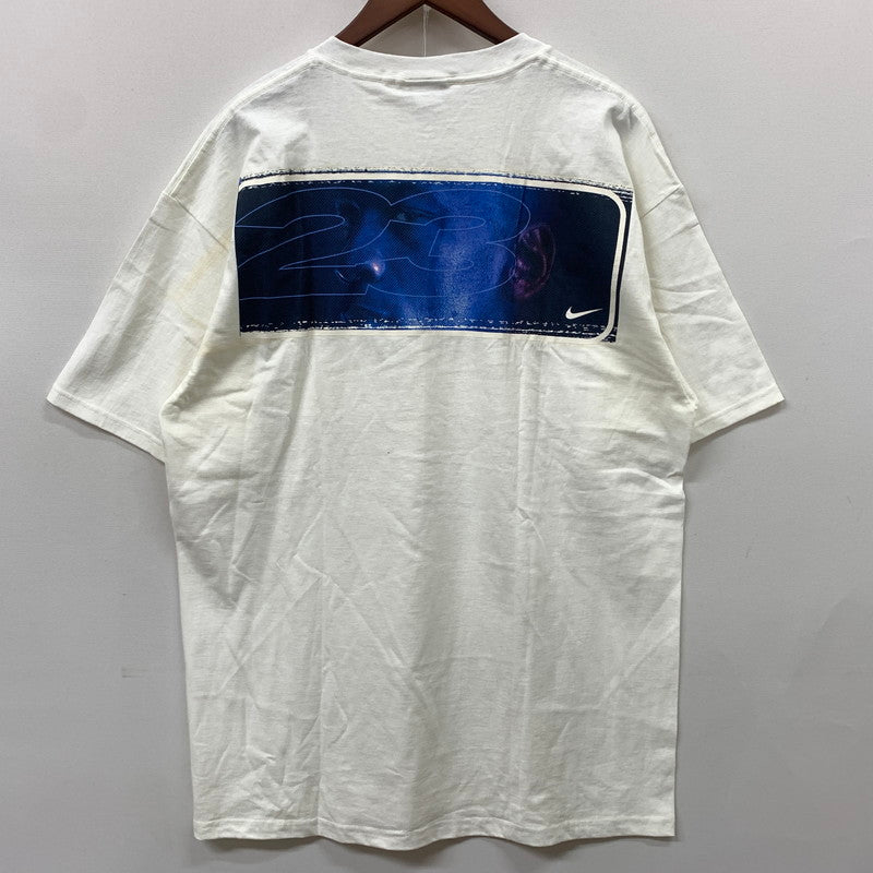 【現状渡し品】【メンズ】 NIKE ナイキ 90's JORDAN MAESTRO S/S TEE 90年代 ジョーダン マエストロ ショートスリーブ Tシャツ 半袖 トップス 148-260607-ko-03-tei サイズ：L カラー：ホワイト 万代Net店