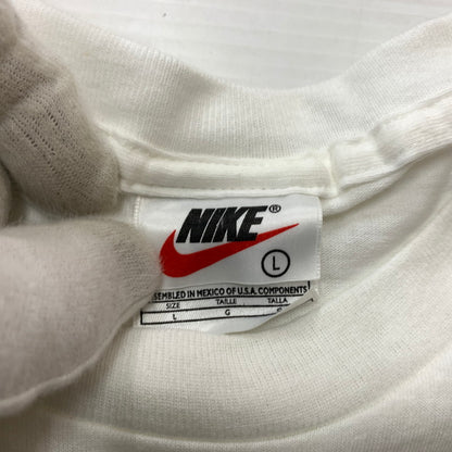 【現状渡し品】【メンズ】 NIKE ナイキ 90's JORDAN MAESTRO S/S TEE 90年代 ジョーダン マエストロ ショートスリーブ Tシャツ 半袖 トップス 148-260607-ko-03-tei サイズ：L カラー：ホワイト 万代Net店
