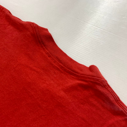 【現状渡し品】【メンズ】 NIKE ナイキ 90's OHIO STATE BUCKEYES S/S TEE 90年代 オハイオ ステイツ バックアイズ ショートスリーブ Tシャツ 半袖 トップス 148-260607-ko-08-tei サイズ：XL カラー：レッド 万代Net店