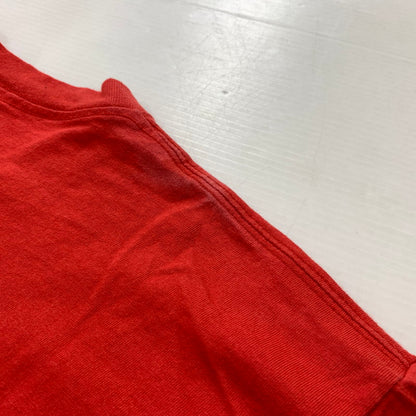【現状渡し品】【メンズ】 NIKE ナイキ 90's OHIO STATE BUCKEYES S/S TEE 90年代 オハイオ ステイツ バックアイズ ショートスリーブ Tシャツ 半袖 トップス 148-260607-ko-08-tei サイズ：XL カラー：レッド 万代Net店