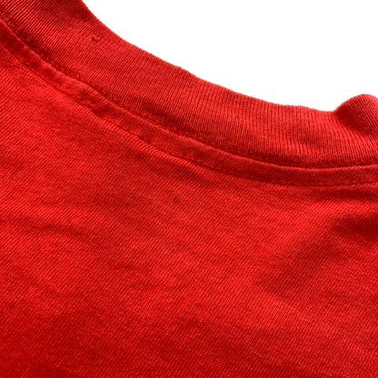 【現状渡し品】【メンズ】 NIKE ナイキ 90's OHIO STATE BUCKEYES S/S TEE 90年代 オハイオ ステイツ バックアイズ ショートスリーブ Tシャツ 半袖 トップス 148-260607-ko-08-tei サイズ：XL カラー：レッド 万代Net店