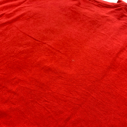 【現状渡し品】【メンズ】 NIKE ナイキ 90's OHIO STATE BUCKEYES S/S TEE 90年代 オハイオ ステイツ バックアイズ ショートスリーブ Tシャツ 半袖 トップス 148-260607-ko-08-tei サイズ：XL カラー：レッド 万代Net店