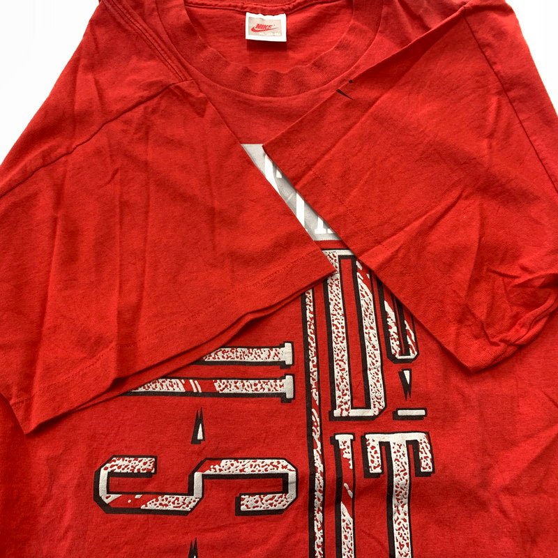 【現状渡し品】【メンズ】 NIKE ナイキ 90's OHIO STATE BUCKEYES S/S TEE 90年代 オハイオ ステイツ バックアイズ ショートスリーブ Tシャツ 半袖 トップス 148-260607-ko-08-tei サイズ：XL カラー：レッド 万代Net店