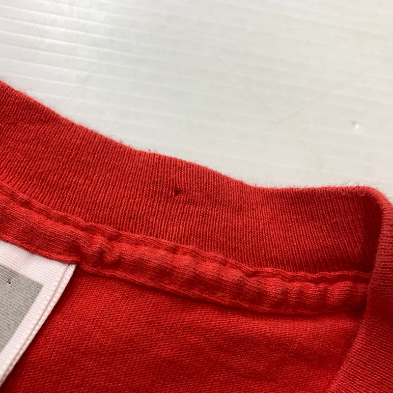 【現状渡し品】【メンズ】 NIKE ナイキ 90's OHIO STATE BUCKEYES S/S TEE 90年代 オハイオ ステイツ バックアイズ ショートスリーブ Tシャツ 半袖 トップス 148-260607-ko-08-tei サイズ：XL カラー：レッド 万代Net店