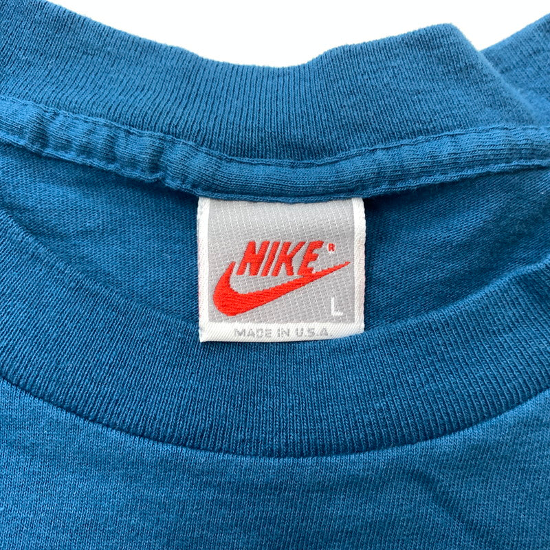 【中古品】【メンズ】 NIKE ナイキ 90's 180 DEGREES OF AIR S/S TEE 90年代 エアー ショートスリーブ Tシャツ 半袖 トップス 148-260610-ko-01-tei サイズ：L カラー：ネイビー 万代Net店